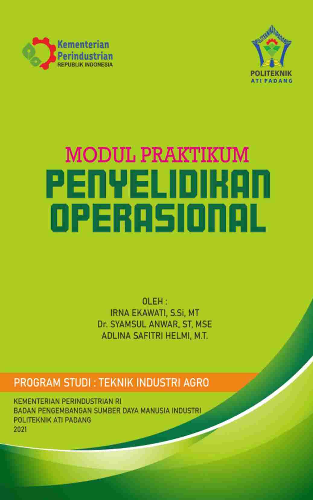 Praktikum Penyelidikan Operasional